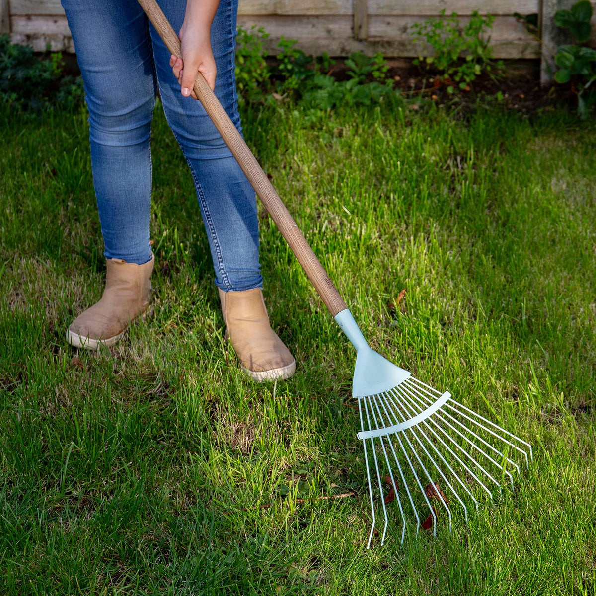 Garden grass clearance rake