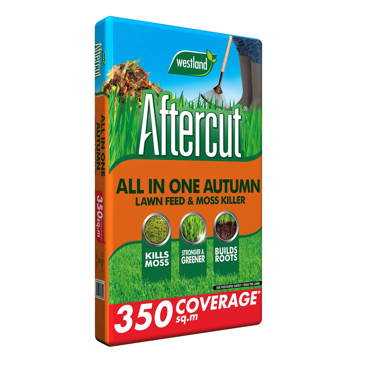 Aftercut All in One Autumn Lawn Feed and Moss Killer 350sqm Buy Lawn