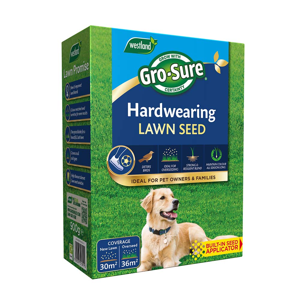 GroSure Hardwearing Lawn Seed 30sqm Buy Lawn Seed Online Lawn Seed