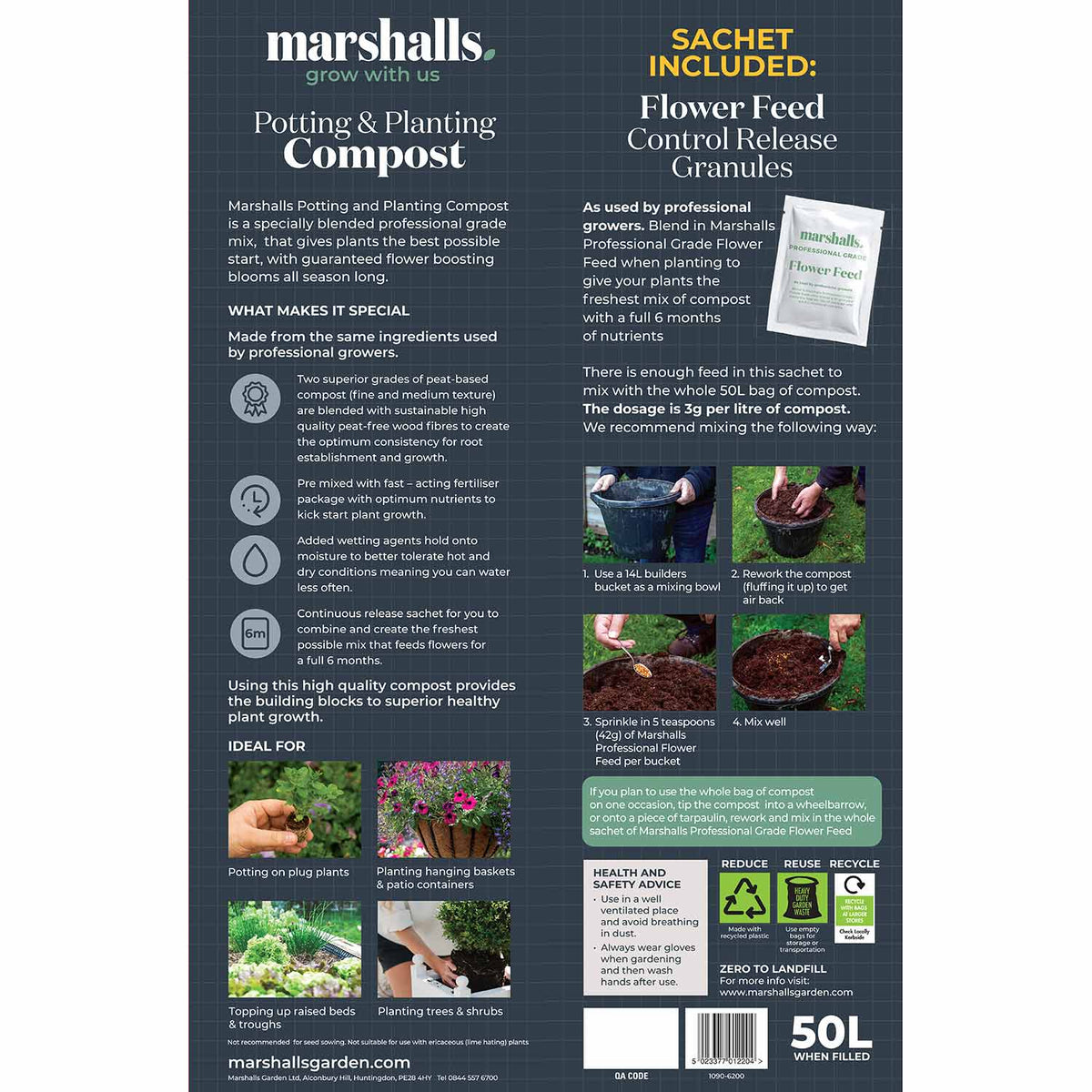 Buy Marshalls Pot & Plant Compost Pallet Online marshalls garden