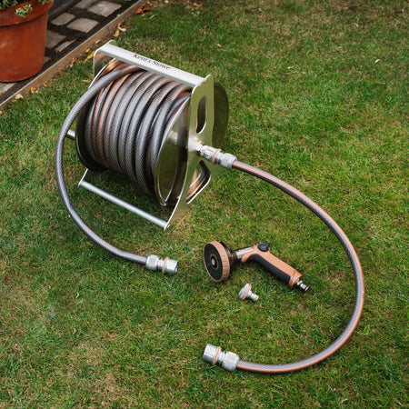 Kent & Stowe The Metal Hose Reel Set 30m