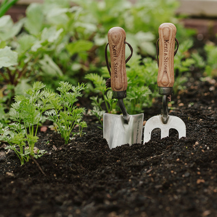 garden fork and trowel Kent & Stowe Garden Life Hand Fork & Trowel Set