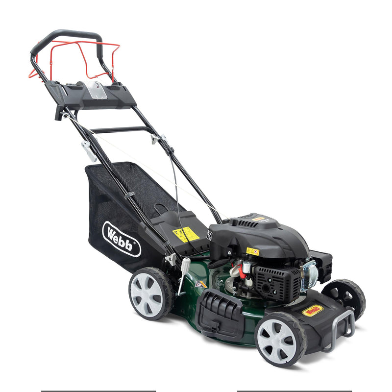 Webb Classic 46cm Self Prop Electric Start Petrol Rotary Mower