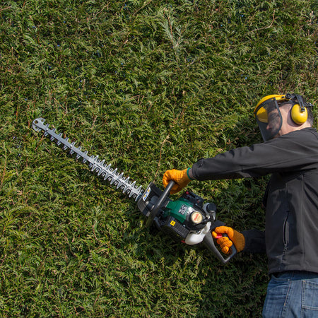 Webb 26cc 58cm Petrol Double Sided Hedge Trimmer