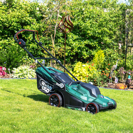 Webb Eco 40V 43cm Cordless Rotary Mower with 2 x 4AH Battery & Charger