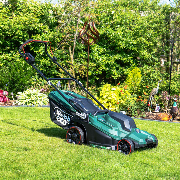 Webb Eco 40V 43cm Cordless Rotary Mower with 2 x 4AH Battery & Charger