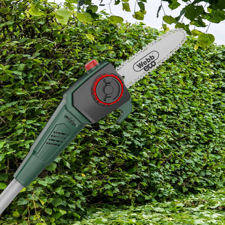 Webb Eco 20V 50cm Cordless Long Reach Hedge Trimmer & Pruner