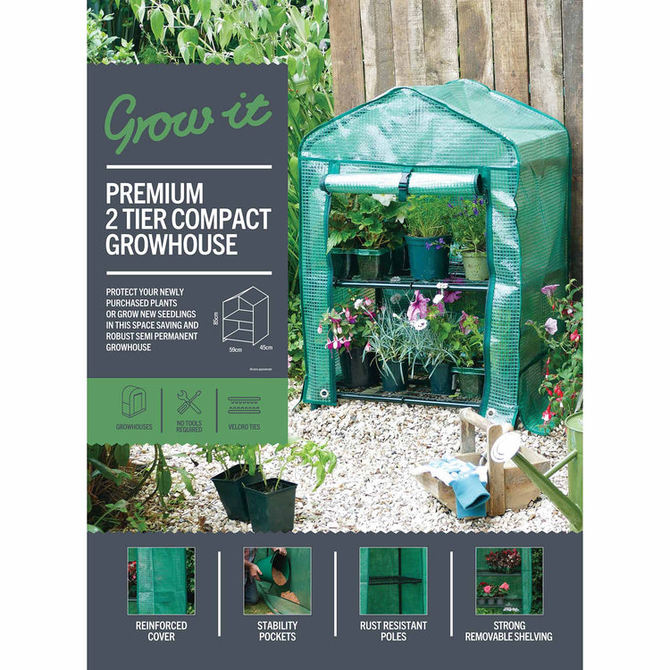 Grow it 2 Tier Compact Growhouse