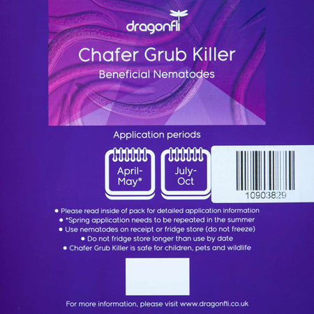 DragonFli Chafer Grub Killer Nematodes 100sqm