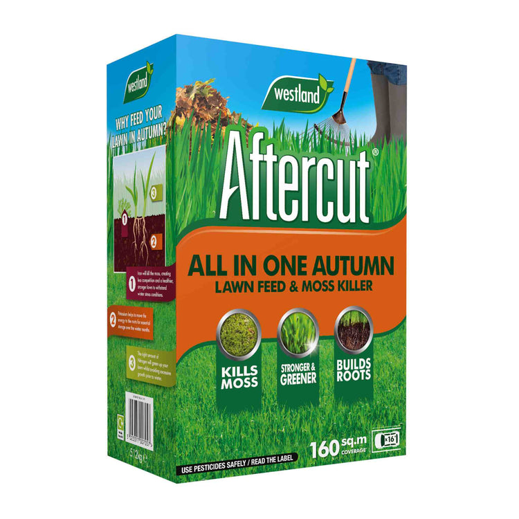 Aftercut All in One Autumn Lawn Feed and Moss Killer