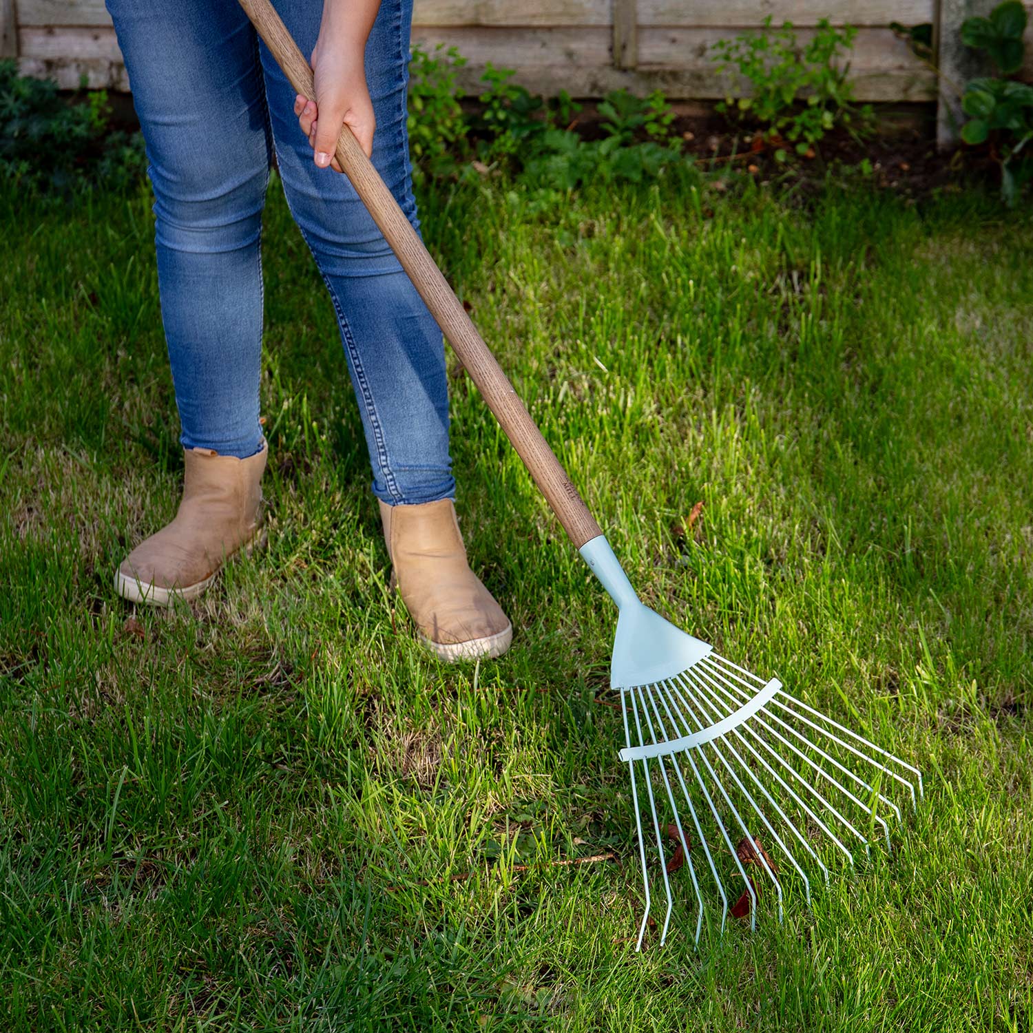 Budding Gardener Kids Lawn Rake | Marshalls Garden