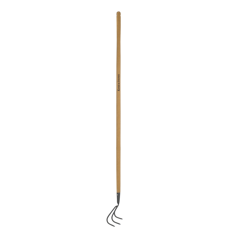 Kent & Stowe Stainless Steel Long 3 Prong Cultivator