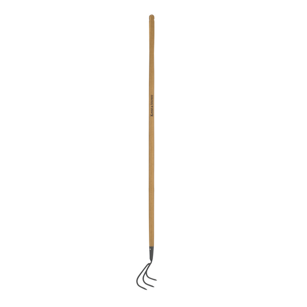 Kent & Stowe Stainless Steel Long 3 Prong Cultivator