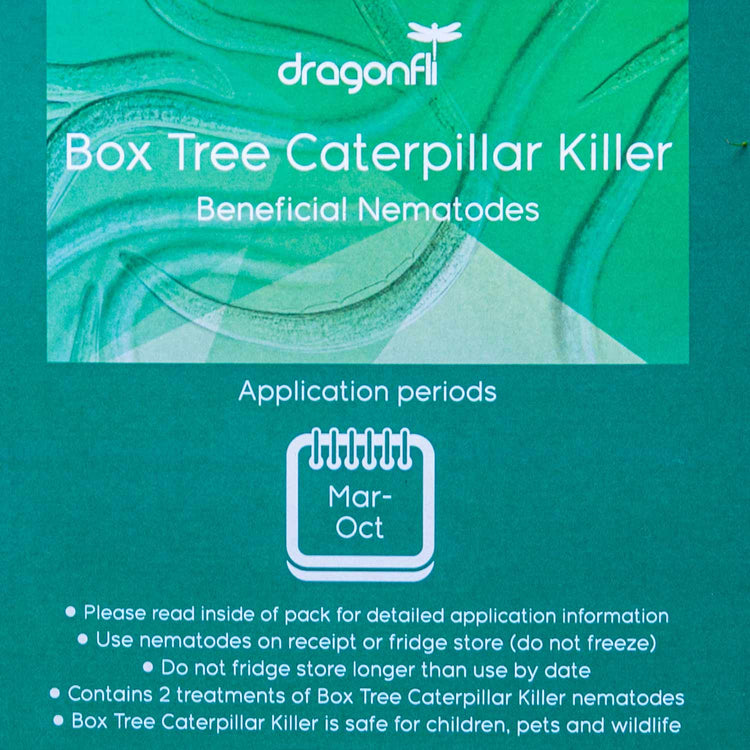 DragonFli Box Tree Caterpillar Killer Nematodes 70sqm