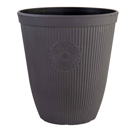 Somerville Tall Planter 33cm in Chocolate Slate