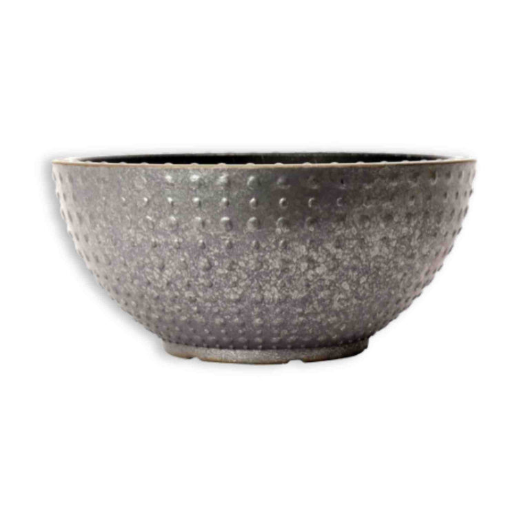 Hobnail Bowl in Faux Concrete 45cm