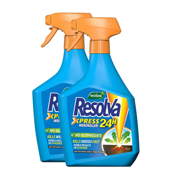 Resolva Xpress 24hr Weedkiller - 2 x 1L