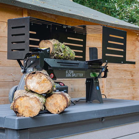 The Handy 6 Tonne Electric Log Splitter with Guard
