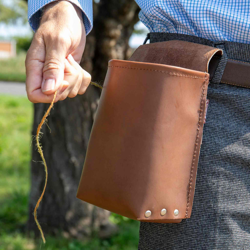 Heritage Leather String Pouch