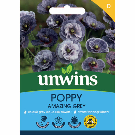 Poppy Seeds 'Amazing Grey'