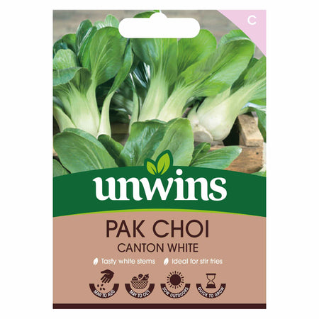 Pak Choi Seeds 'Canton White'