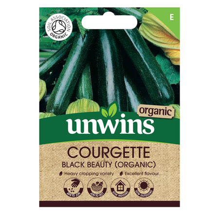 Organic Courgette Seeds 'Black Beauty'