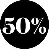 50% off