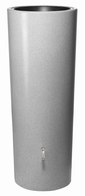 Garantia Stone 2in1 Water Butt in Silver - 350L