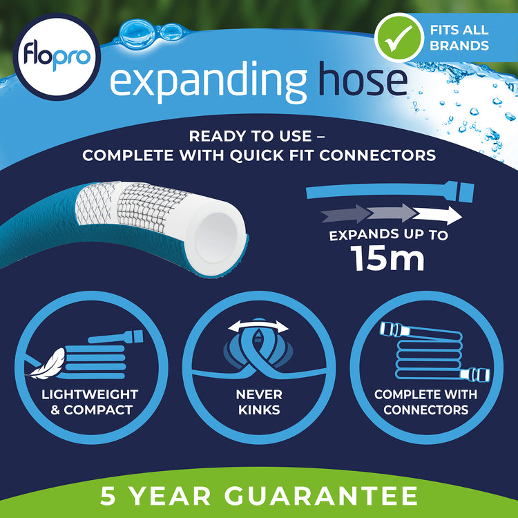 Flopro Compactflo Expandable Hose Set 15m