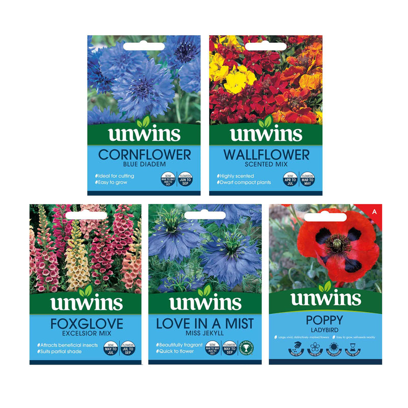 Unwins Autumn Flower Seed Collection – 5 Varieties