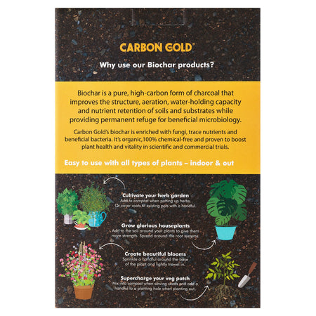 Carbon Gold Biochar Biology Blend