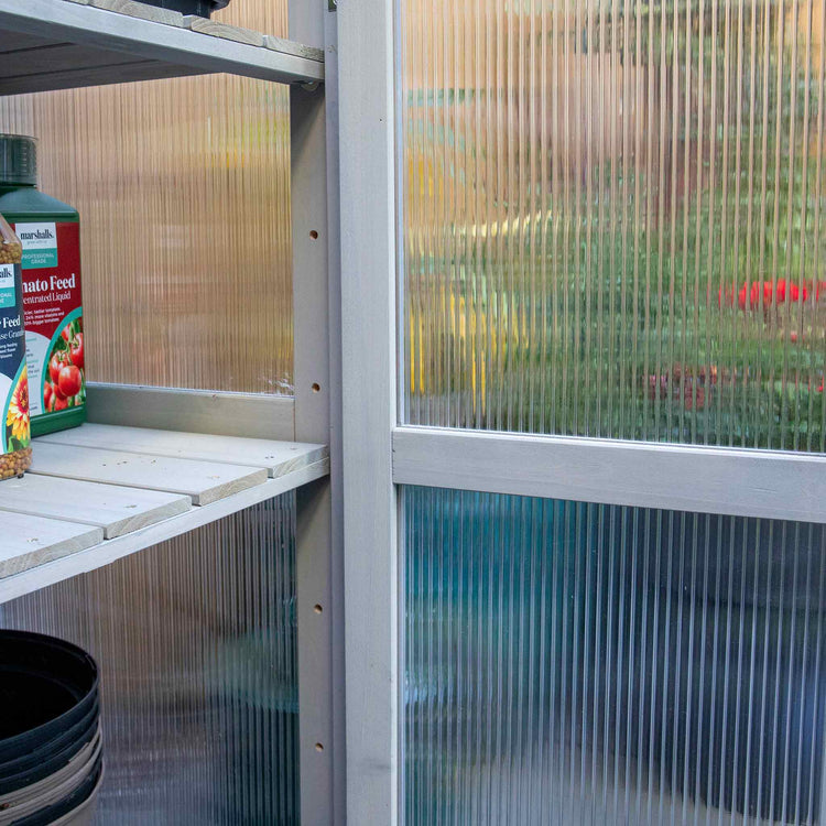 Grow It Wooden Growhouse Dove Grey