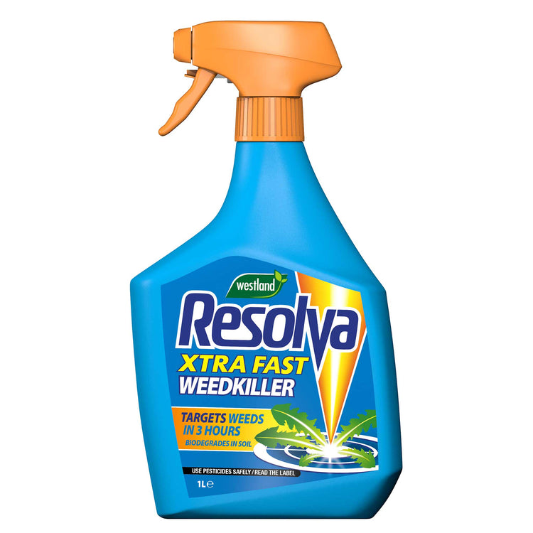 Resolva Xtra Fast WeedKiller, Lawn WeedKiller, Path & Driveway 1L
