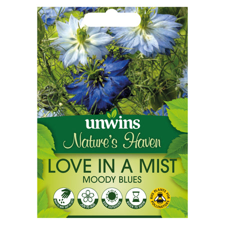 Love in a Mist Seeds 'Moody Blues'