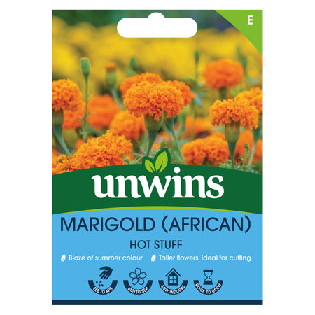 African Marigold Seeds 'Hot Stuff'