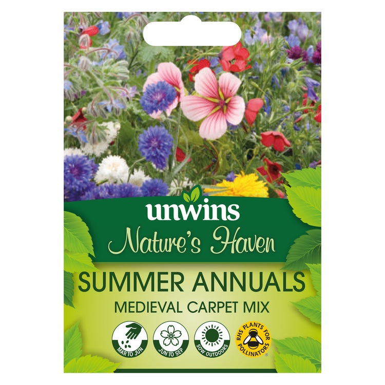 Summer Annuals Seeds 'Medieval Carpet Mix'