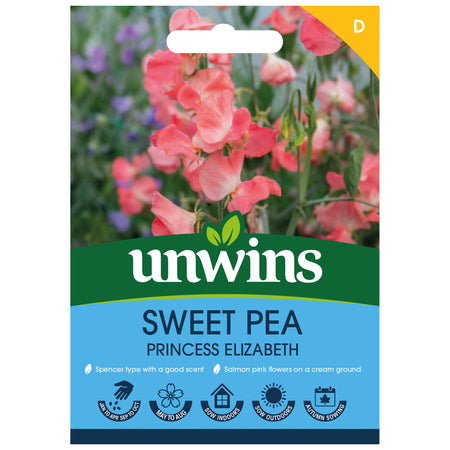 Sweet Pea Seeds 'Princess Elizabeth'