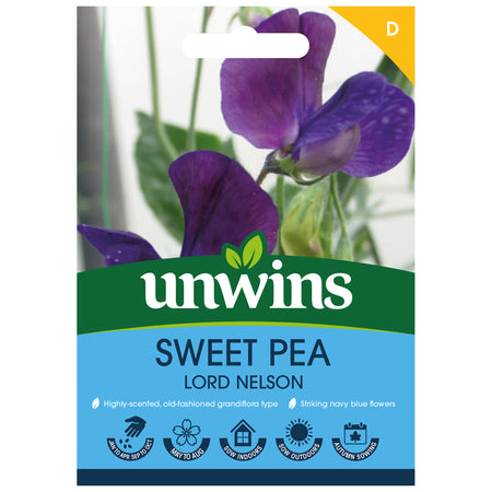 Sweet Pea Seeds 'Lord Nelson'