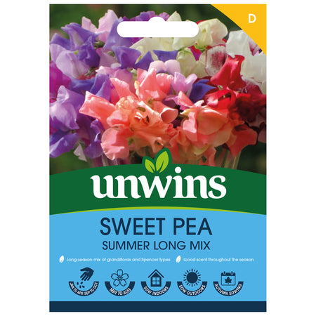 Sweet Pea Seeds 'Summer Long Mix'