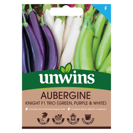 Aubergine Seeds 'Knight Trio Mix'