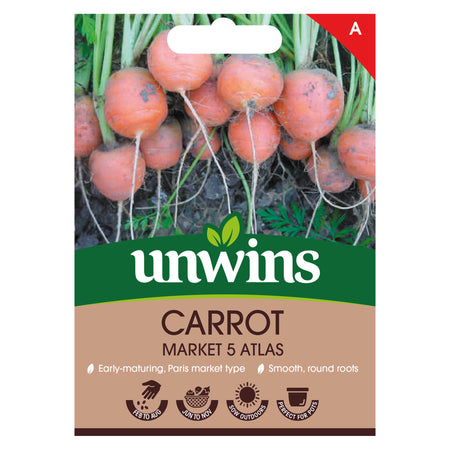 Carrot Seeds 'Market 5 Atlas'