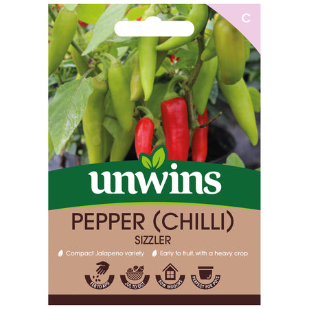 Chilli Pepper Seeds 'Sizzler'