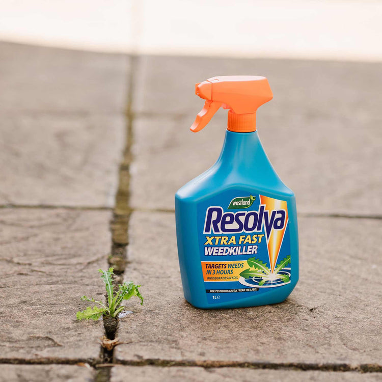 Resolva Xtra Fast WeedKiller, Lawn WeedKiller, Path & Driveway 1L