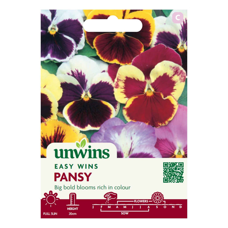 Pansy Seeds - Unwins Easy Wins