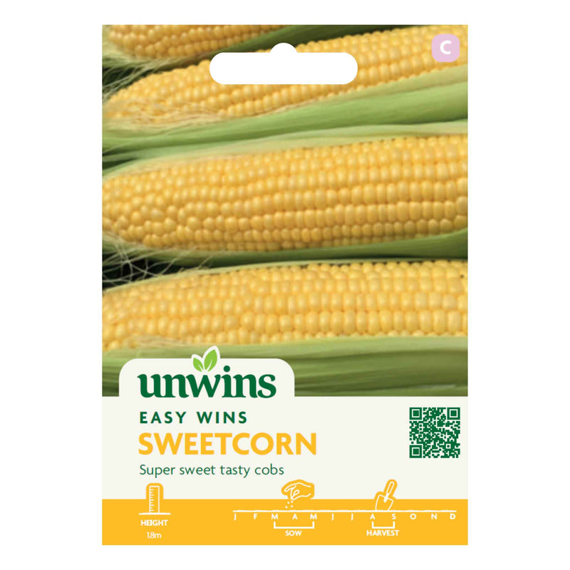 Sweetcorn Seeds - Unwins Easy Wins