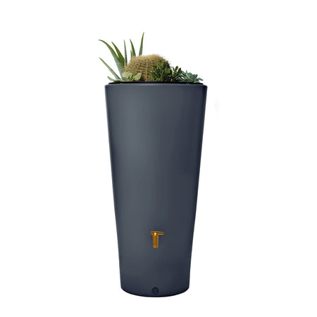 Garantia Vaso 2in1 Water Butt in Graphite Grey - 220L