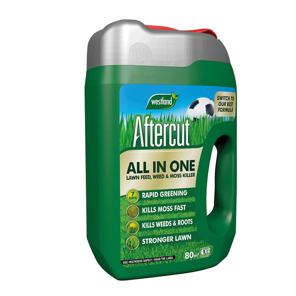 Westland Aftercut All In One Lawn Feed, Weed and Moss Killer Spreader