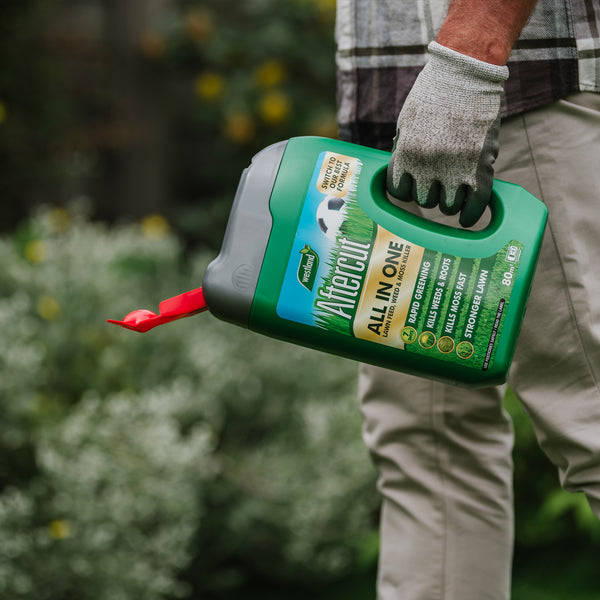 Aftercut All In One Lawn Feed, Weed and Moss Killer Spreader