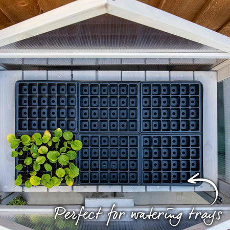 Grow It Wooden Growhouse Dove Grey