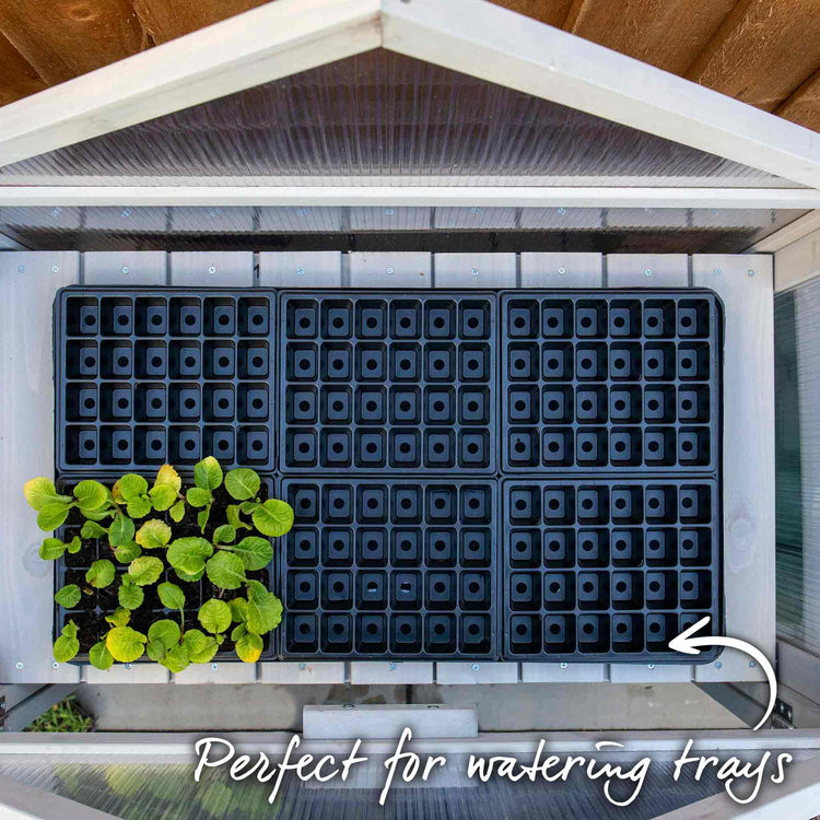 Grow It Wooden Growhouse Dove Grey